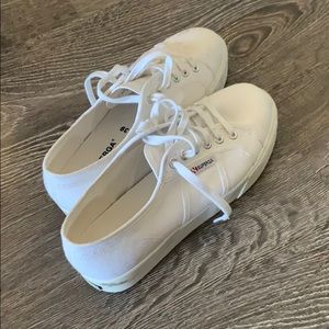 Superga White Canvas Sneakers